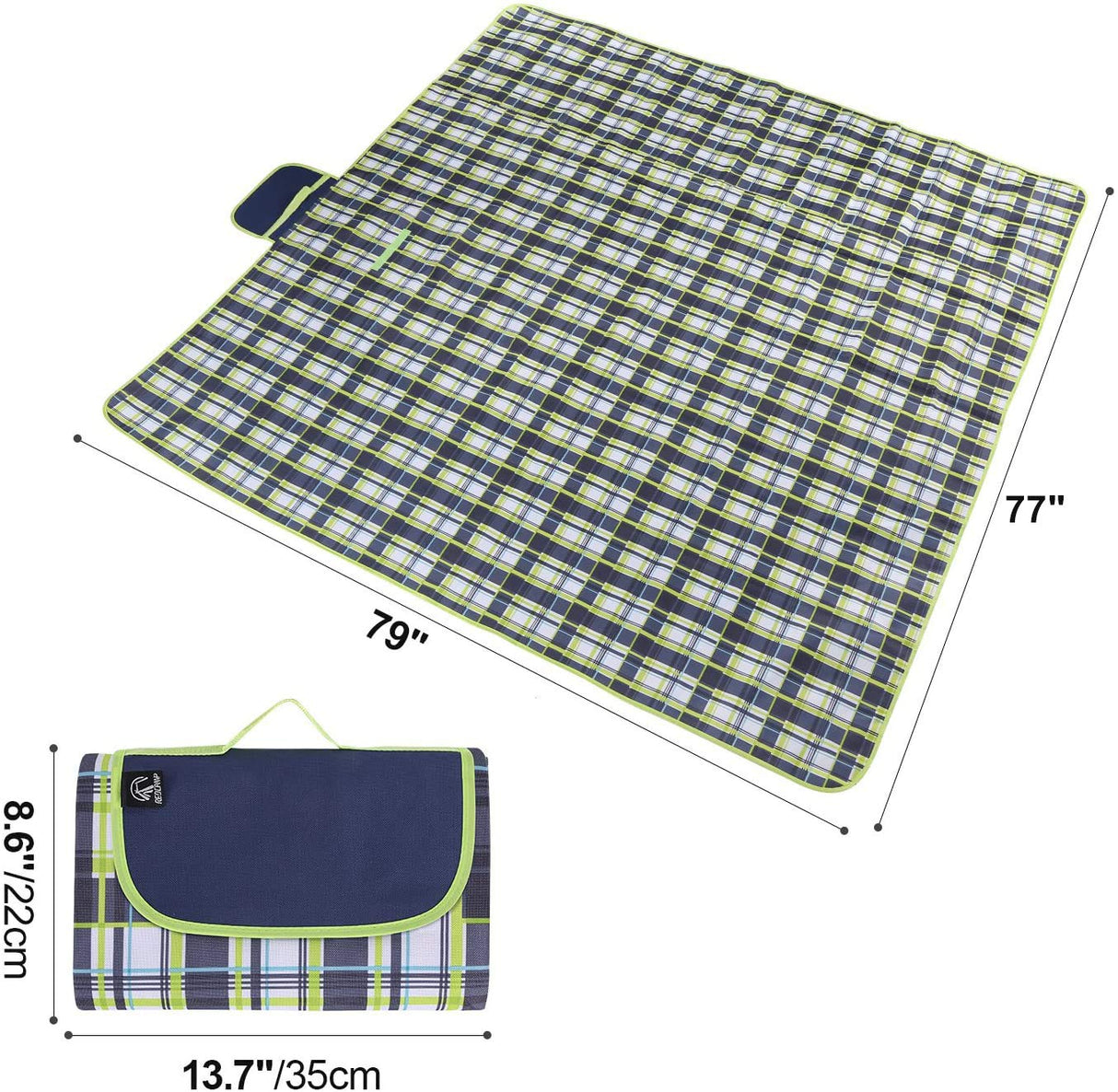 Extra Large Picnic Blanket Waterproof Sandproof From Redcamp