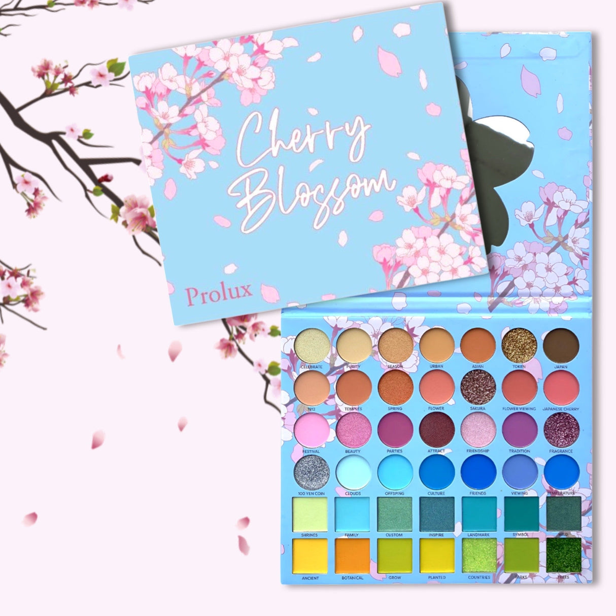 Cherry Blossom Eyeshadow Palette From Prolux Cosmetics