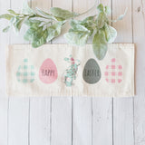 Holiday Panel: Spring, Pastel, Bunny, Buffalo Check, Gingham; EASTER EGGS From PillowPanels