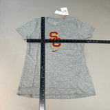 NIKE USC Interlock Trojans Logo Dri-Fit  T-Shirt Women's Sz XS Grey DJ3113-063 (New) from PayWut
