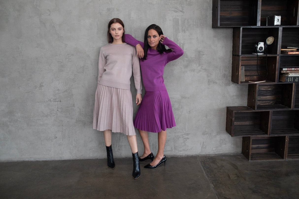 MM YEAR ROUND PLEATED - TAUPE from Mia Mod