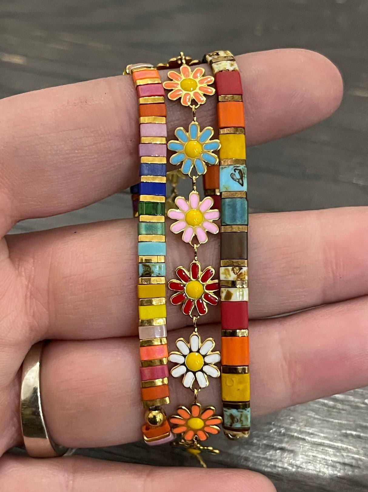 CHAOS - Tila Bead Bracelets Stack from Mack & Rex