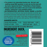 Against The Grain All Life Stages Nothing Else! 100% Duck Wet Dog Food (11oz) from The Family Pet