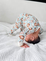 BASEBALL SMILEY DREAM ROMPER from DREAM BIG LITTLE CO