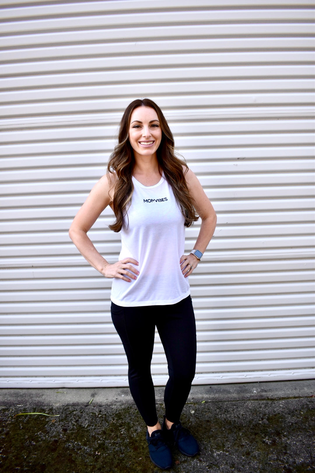 MomVibes Drop Arm Tank Top from DadBod Apparel