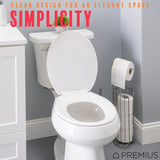 PREMIUS Beveled Plastic Toilet Seat, Standard Round, 17 Inches from ShopBobbys