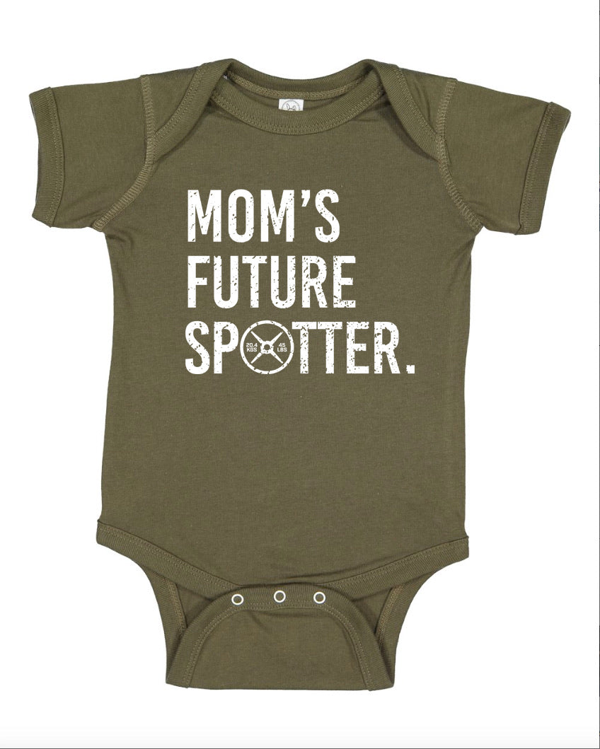Mom Future Spotter Onesie from DadBod Apparel