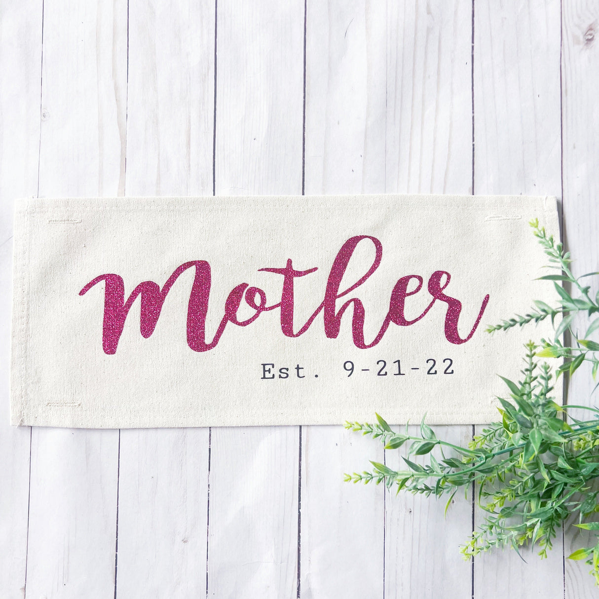Custom Memory Panel: Glitter; New Mom Christmas Gift CUSTOM PANEL From PillowPanels