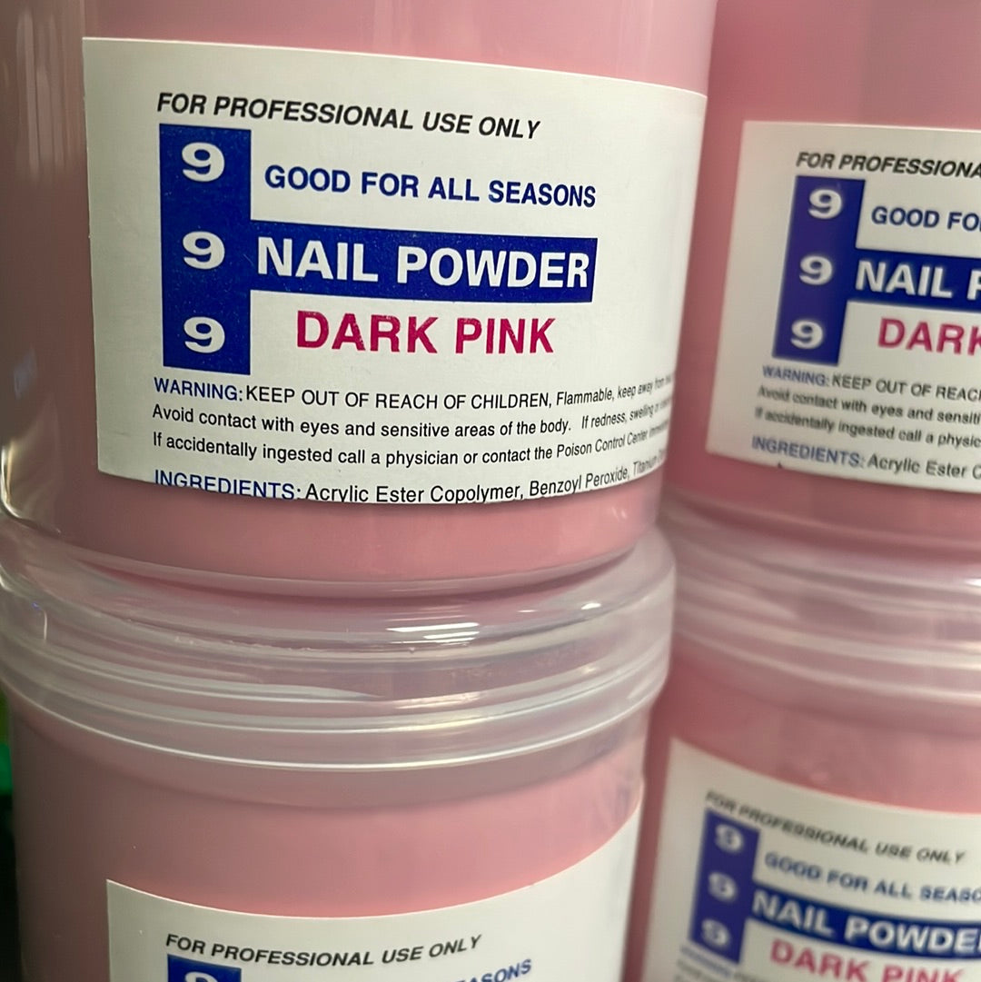 Dark Pink Acrylic Powder 04oz From Queen Nail & Beauty Supply