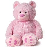 JOON Huge Teddy Bear With Ribbon, Pink from ShopBobbys