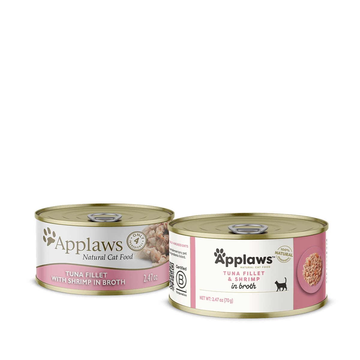 Applaws Adult Tuna Fillet and Shrimp in Broth Wet Cat Food (2.47oz) from The Family Pet