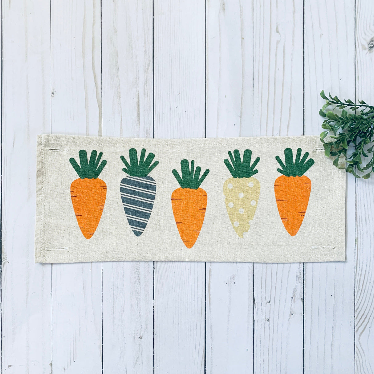 Holiday Panel: Spring, Summer, Veggies, Bunny Food, Garden; CARROT PATCH From PillowPanels