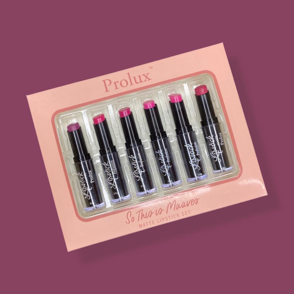 So This Is Mauves Matte Lipstick Set from Prolux Cosmetics