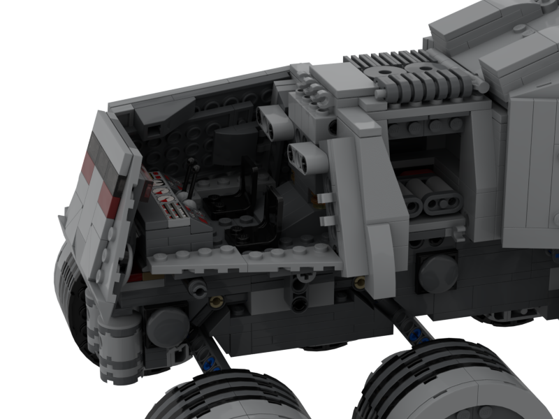 12300: UCS CLONE TURBO TANK (CLASSIC) from REPUBLICBRICKS