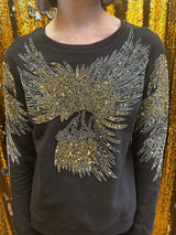 Any Old Iron Mens Beady Eagle Sweatshirt from Any Old Iron