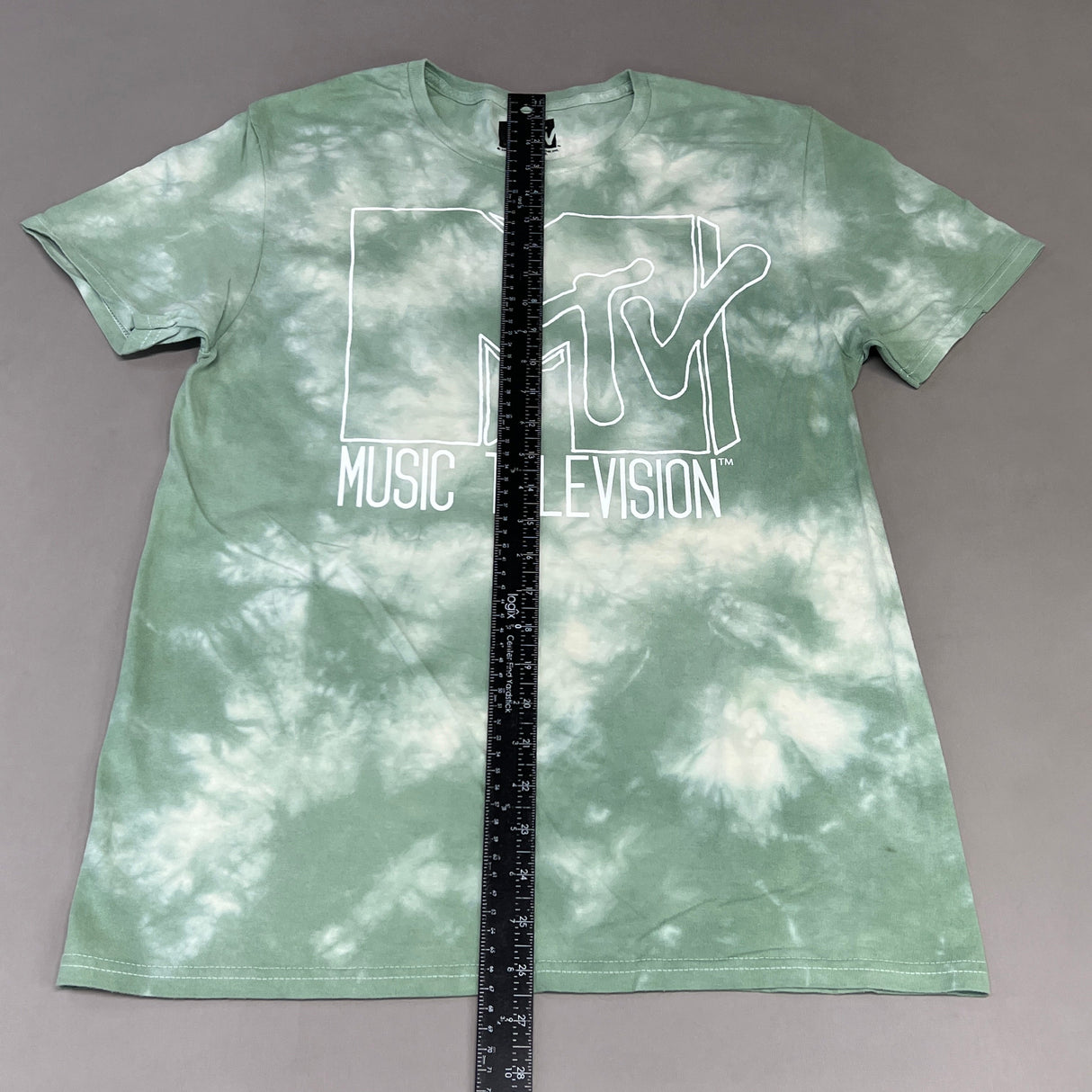 MTV Mint and White Tie-Dye Short Sleeve T-Shirt Women's Sz M 86947(New) from PayWut