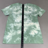 MTV Mint and White Tie-Dye Short Sleeve T-Shirt Women's Sz M 86947(New) from PayWut