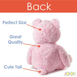 JOON Huge Teddy Bear With Ribbon, Pink from ShopBobbys