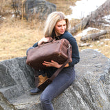 Luxury Leather Duffel Bag from Lifetime Leather Co.