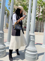 MM YEAR ROUND PLEATED - CREAM from Mia Mod