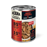 Acana Adult Grain Free Premium Chunks Beef Wet Dog Food (12.8oz) from The Family Pet