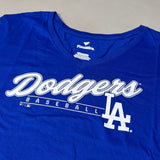FANATICS Los Angeles Dodgers Baseball V-neck T-shirt Women's Sz 3XL Blue MLBT3970 (New) from PayWut