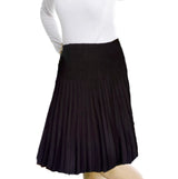 MM YEAR ROUND PLEATED - BLACK. from Mia Mod