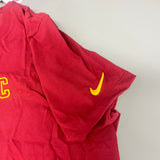 NIKE USC Trojans Logo Dri-Fit V-Neck T-Shirt Women's Sz XXL Cardinal Red DQ1708-613 (New) from PayWut