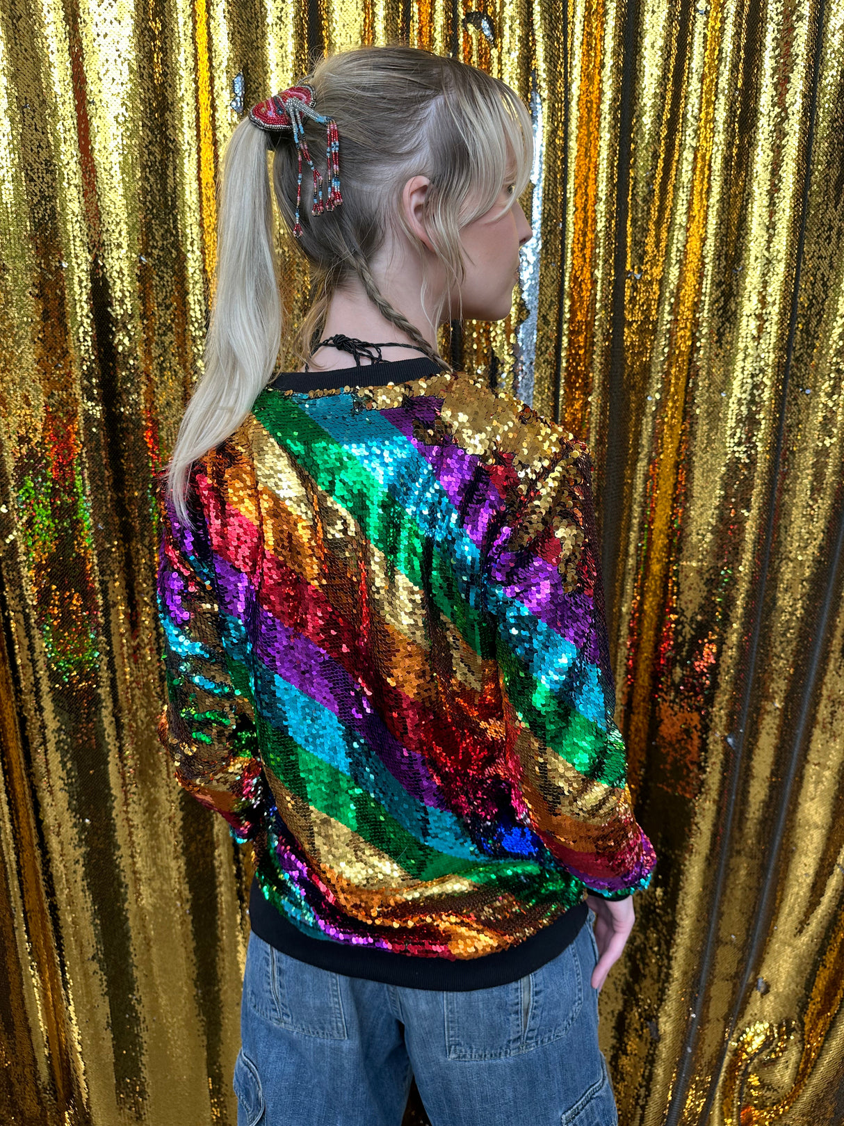 Any Old Iron Golden Rainbow Sweatshirt from Any Old Iron