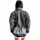 'Beyond Silver' Denim Jacket from Wren + Glory