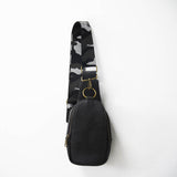 The Isla Sling Bag with Guitar Strap | Dark Gray with Camo Strap from Babs+Birdie