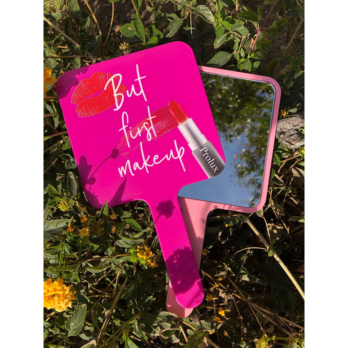 But First Makeup Handheld Mirror From Prolux Cosmetics