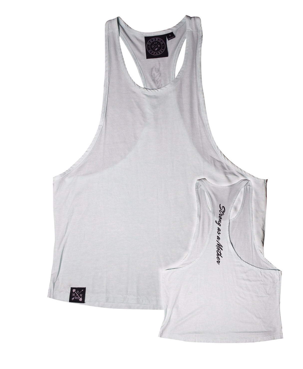 S.A.A.M Drop Arm Tank (White) from DadBod Apparel