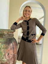 MM YEAR ROUND PLEATED - OLIVE GREEN from Mia Mod