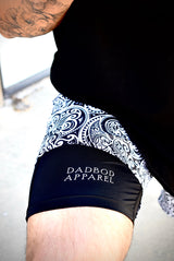 Premium High Performance Compression Shorts (Tribal) from DadBod Apparel