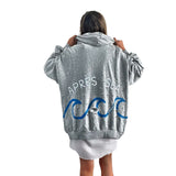 'Apres Sea' Painted Hoodie from Wren + Glory
