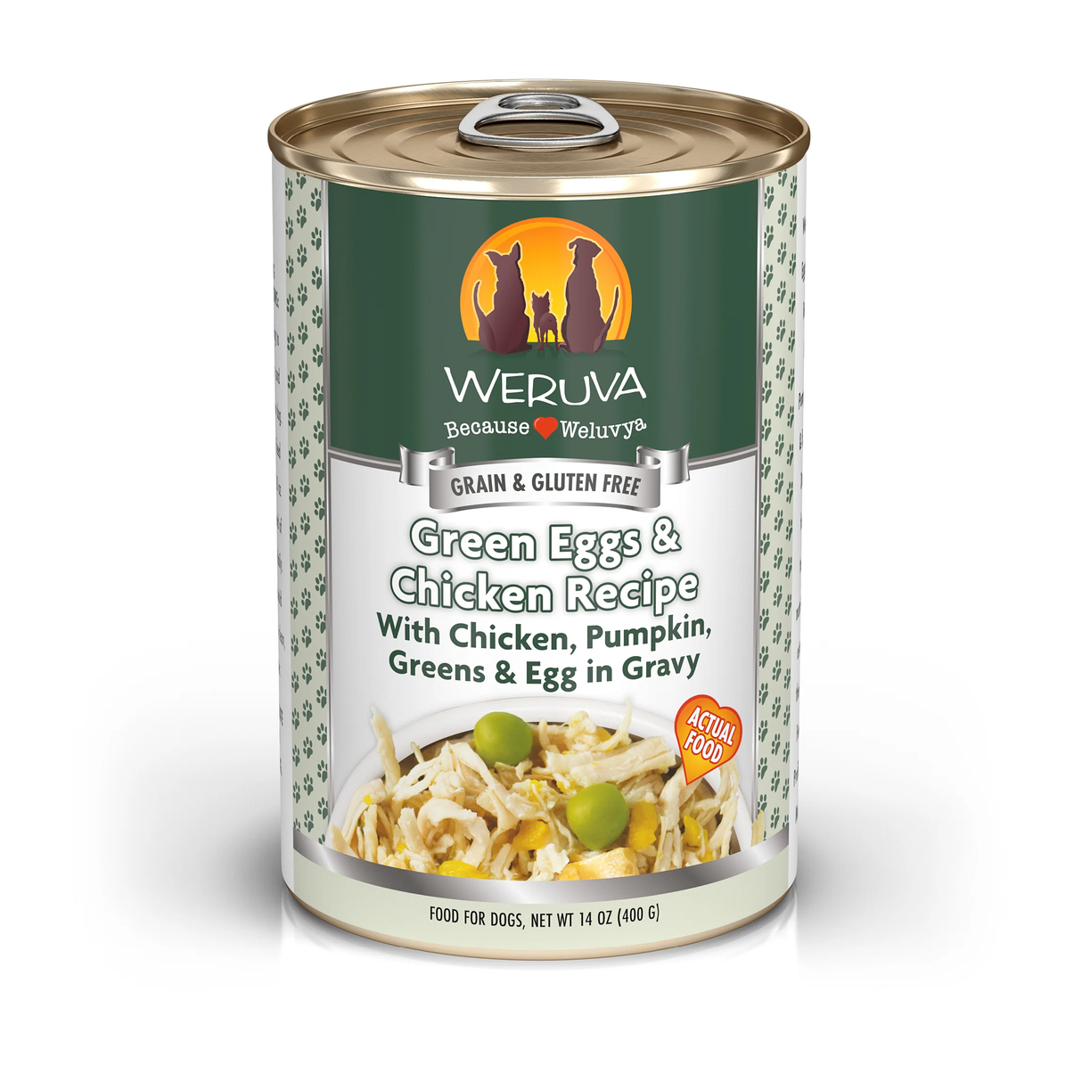 Weruva Green Eggs and Chicken Wet Dog Food (14oz) from The Family Pet