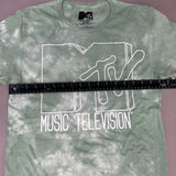 MTV Mint and White Tie-Dye Short Sleeve T-Shirt Women's Sz S 86947(New) from PayWut