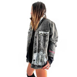 'Beyond Silver' Denim Jacket from Wren + Glory