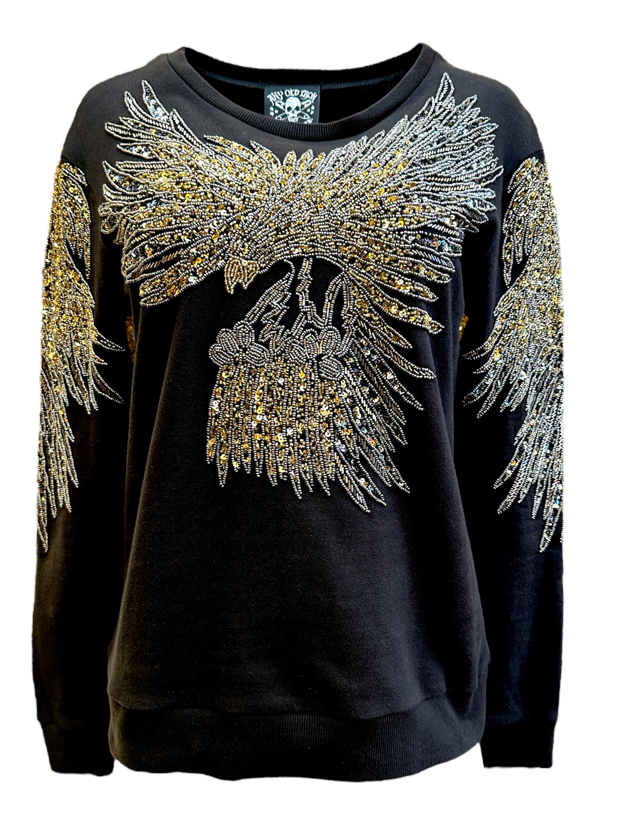 Any Old Iron Mens Beady Eagle Sweatshirt from Any Old Iron