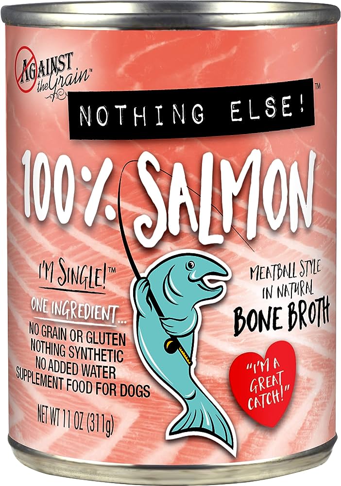 Against The Grain All Life Stages Nothing Else! 100% Salmon Wet Dog Food (11oz) from The Family Pet