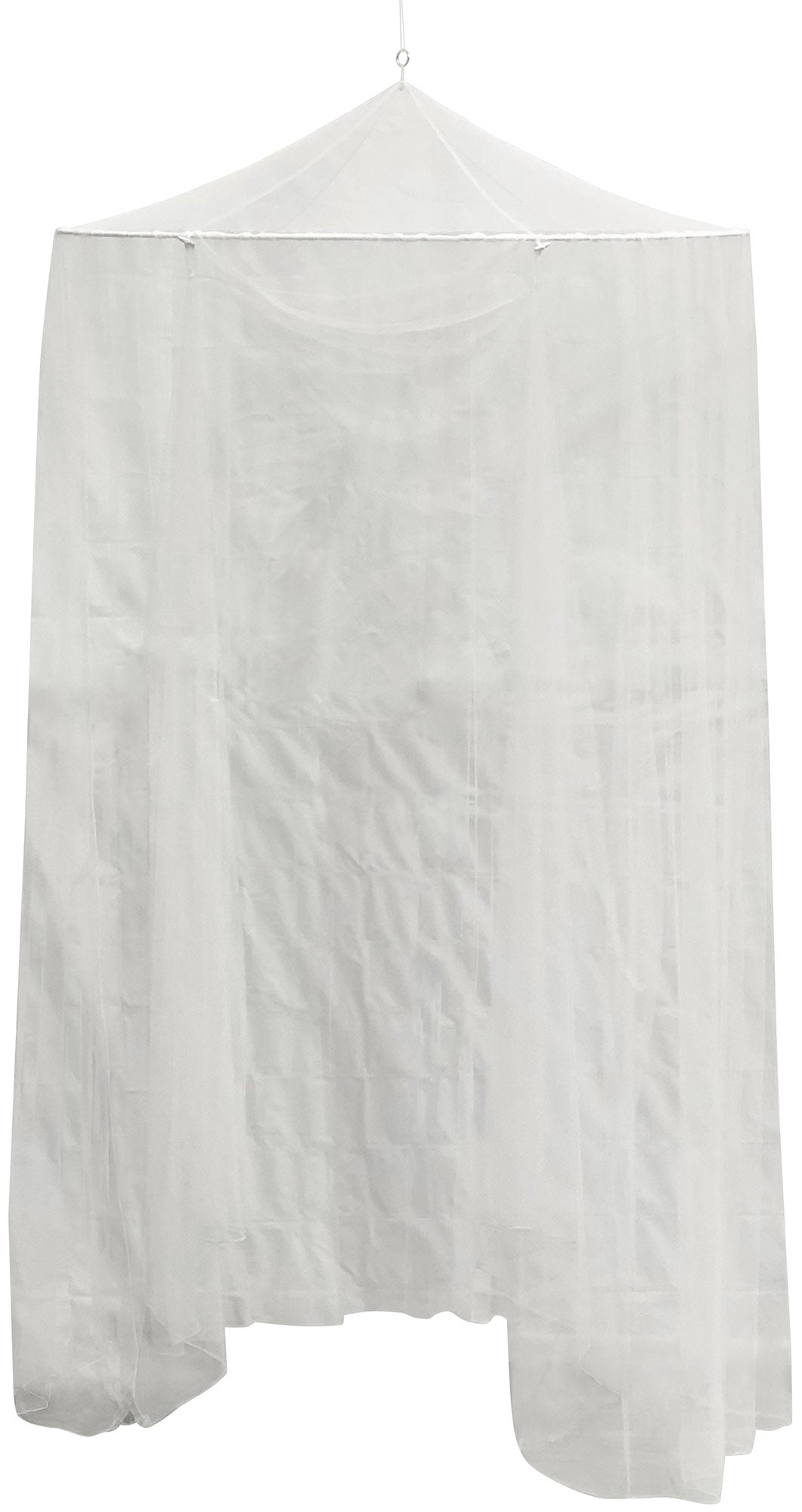 Just Relax Extra-Large Indoor-Outdoor Round Canopy Mosquito Net, White, 5x9 Feet from ShopBobbys