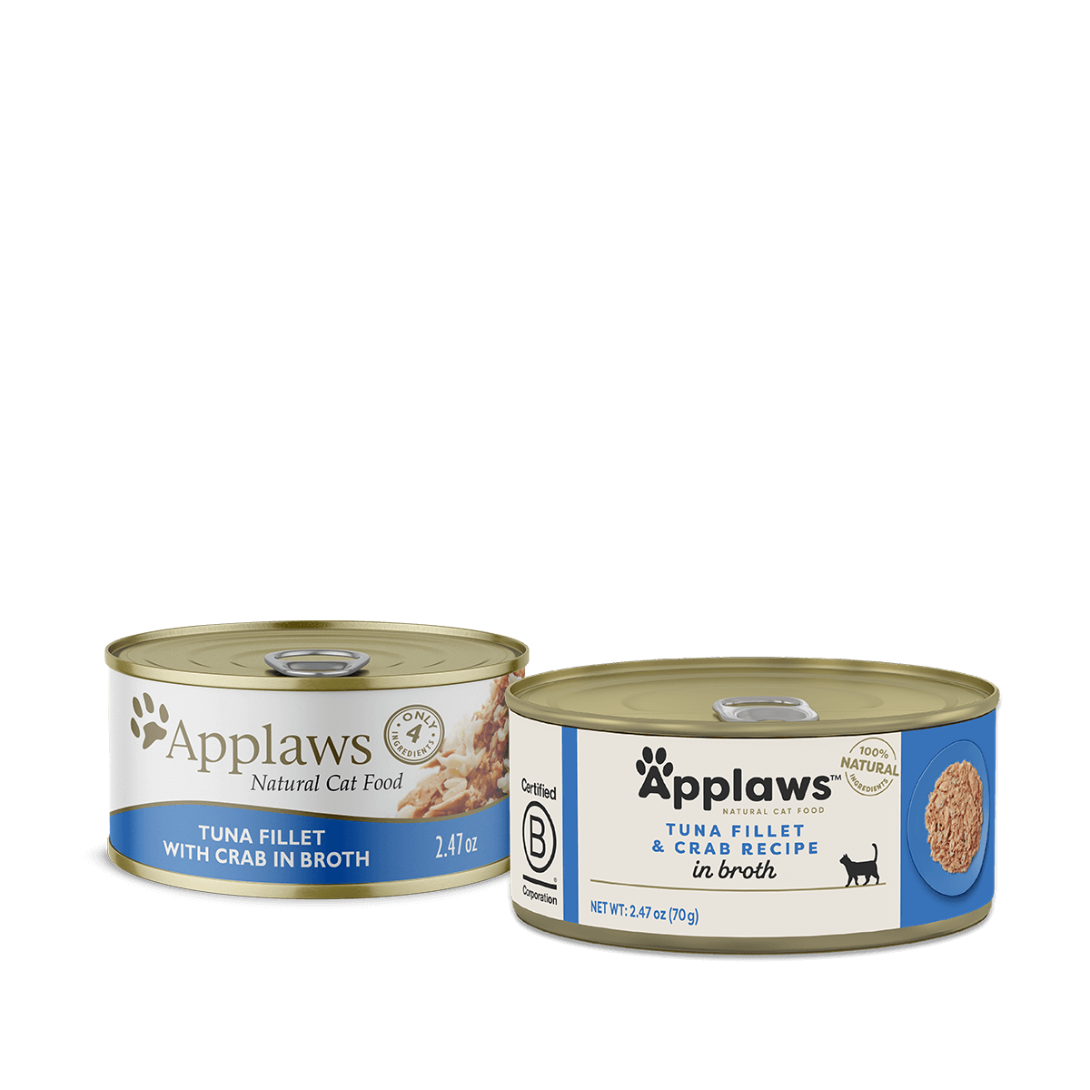 Applaws Adult Tuna Fillet with Crab in Broth Wet Cat Food (2.47oz) from The Family Pet