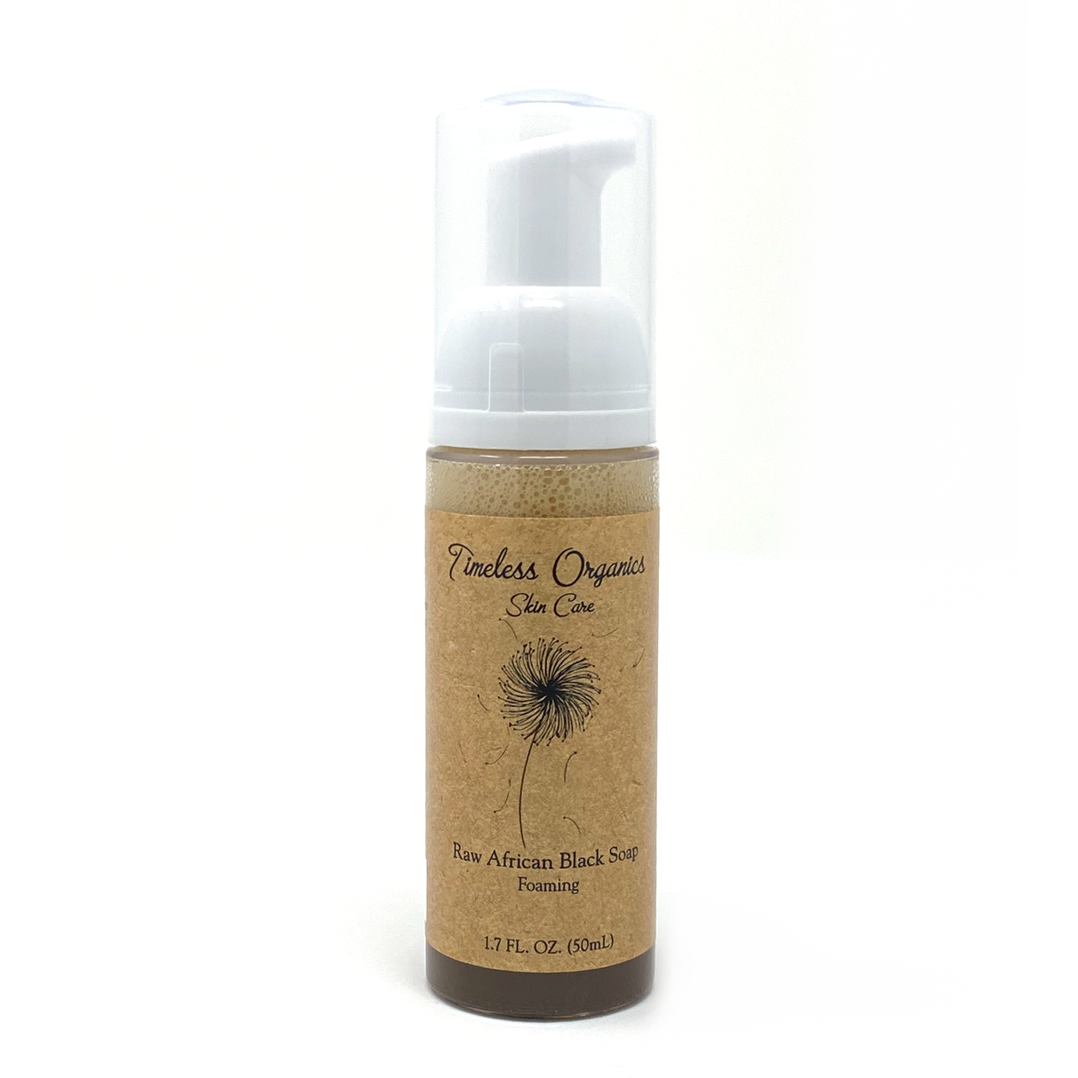 Liquid RAW African Black Soap - Foaming from Timeless Organics Skin Care