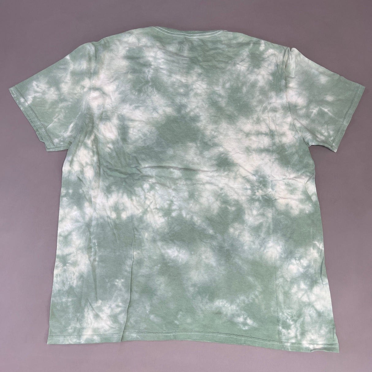 MTV Mint and White Tie-Dye Short Sleeve T-Shirt Women's Sz XL 86947(New) from PayWut