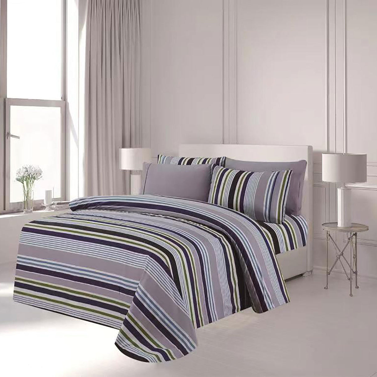 Premius James Premium Luxurious Wrinkle-Free Microfiber Sheet Set from ShopBobbys