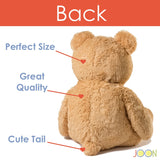 JOON Huge Teddy Bear With Ribbon, Tan from ShopBobbys