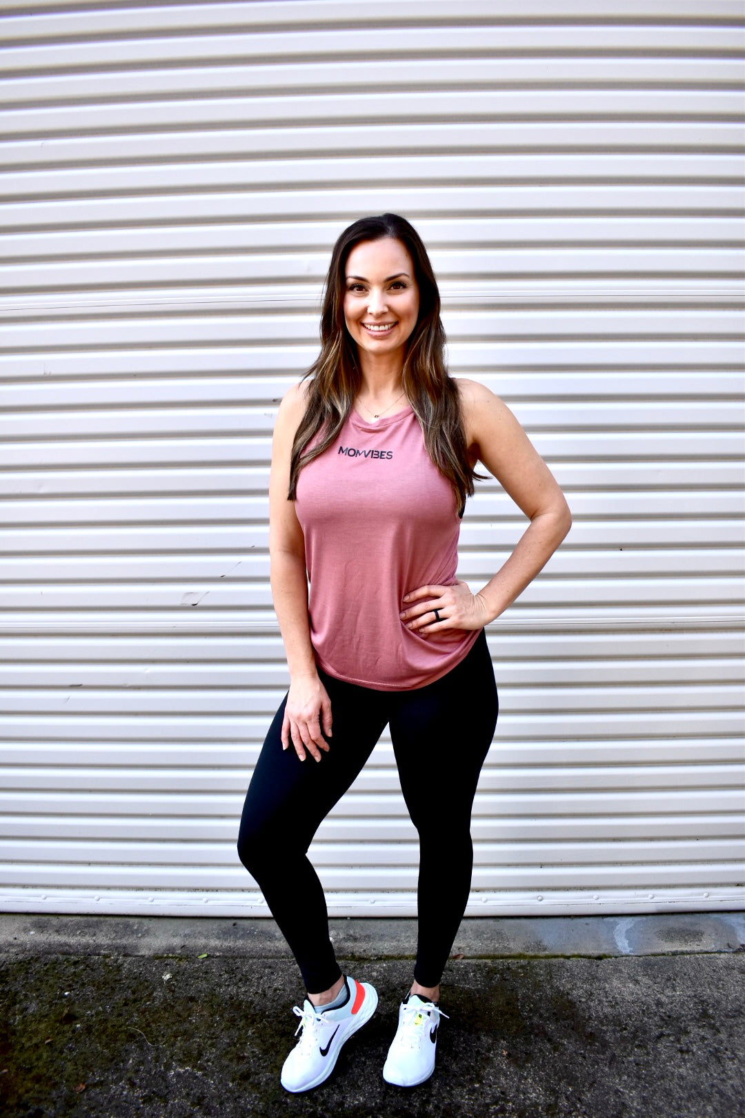 MomVibes Drop Arm Tank Top from DadBod Apparel