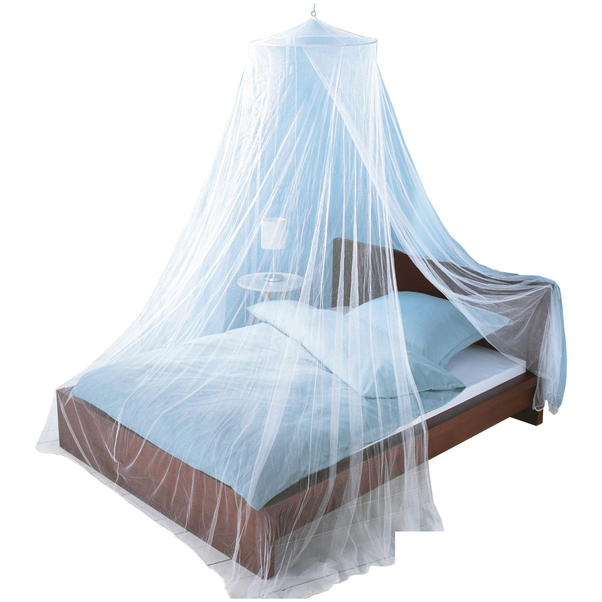 Just Relax Elegant Mosquito Net Bed Canopy Set, White, Twin-Full from ShopBobbys