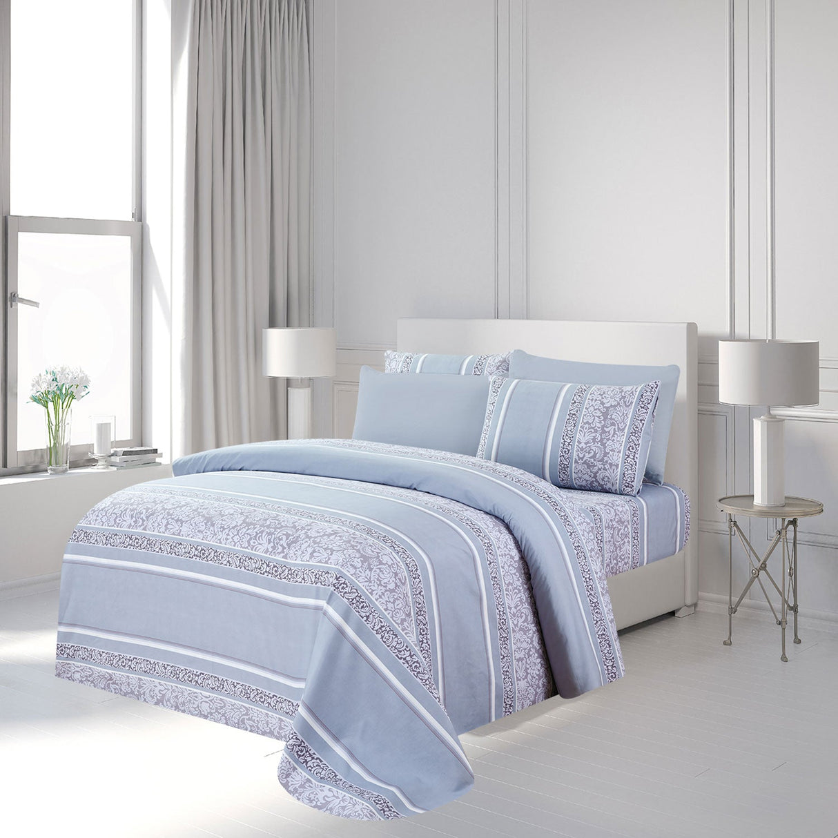 Premius Emily Premium Luxurious Wrinkle-Free Microfiber Sheet Set from ShopBobbys